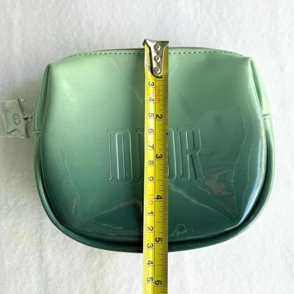 Christian Dior Ombre Cosmetic Bag NWOT Green